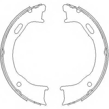 Комплект колодок стояночной тормозной системы REMSA ZCA474700 / 4747.00