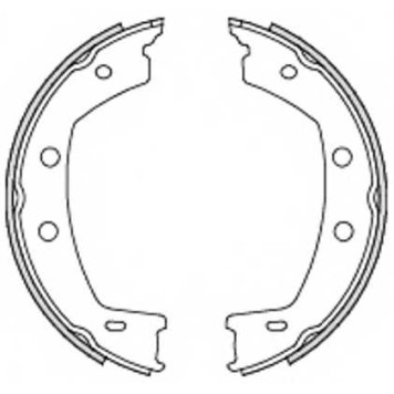 Комплект колодок стояночной тормозной системы REMSA ZCA475500 / 4755.00