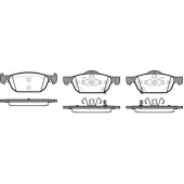 Колодки тормозные дисковые передний для HONDA ACCORD(CU), CIVIC(FK) <b>ROADHOUSE 21384.02 / 24796</b>