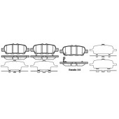 Колодки тормозные дисковые задний для INFINITI EX, G, M(Y51), Q60, Q70(Y51) / NISSAN LEAF, MURANO(Z51) / SUZUKI GRAND VITARA(JT) <b>ROADHOUSE 2876.41 / 24871</b>