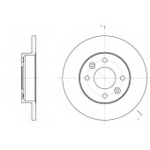 Тормозной диск ROADHOUSE DSX606700 / 6067.00