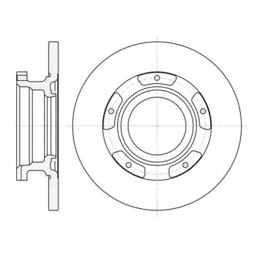 Тормозной диск ROADHOUSE DSX6110700 / 61107.00