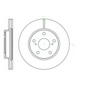 Тормозной диск ROADHOUSE DSX6112210 / 61122.10