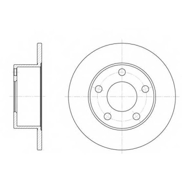 Тормозной диск ROADHOUSE DSX612300 / 6123.00