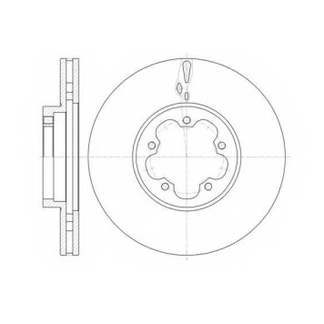 Тормозной диск ROADHOUSE DSX6146010 / 61460.10
