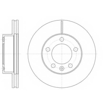 Тормозной диск ROADHOUSE DSX6147510 / 61475.10