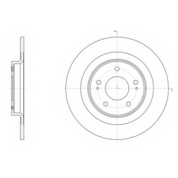 Тормозной диск ROADHOUSE DSX6152800 / 61528.00