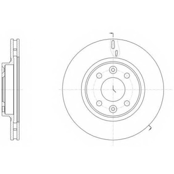 Тормозной диск ROADHOUSE DSX6153510 / 61535.10