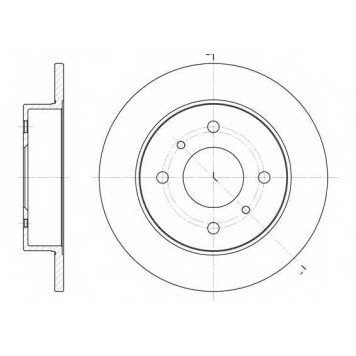 Тормозной диск ROADHOUSE DSX620000 / 6200.00