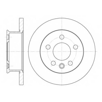 Тормозной диск ROADHOUSE DSX641400 / 6414.00