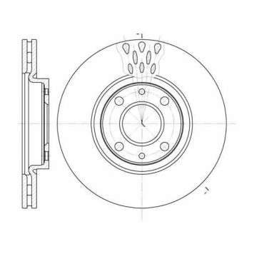 Тормозной диск ROADHOUSE DSX644310 / 6443.10