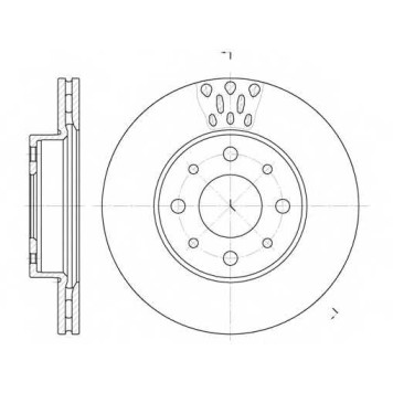 Тормозной диск ROADHOUSE DSX651710 / 6517.10