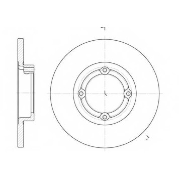 Тормозной диск ROADHOUSE DSX660600 / 6606.00
