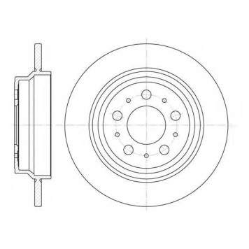 Тормозной диск ROADHOUSE DSX662000 / 6620.00