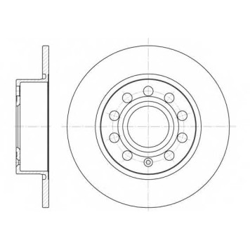 Тормозной диск ROADHOUSE DSX664900 / 6649.00