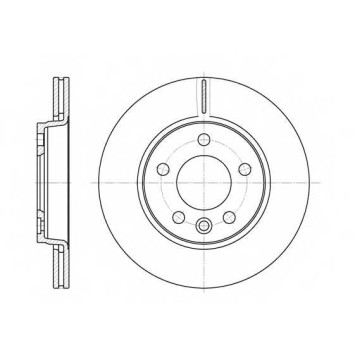 Тормозной диск ROADHOUSE DSX670710 / 6707.10