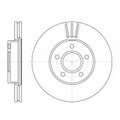 Тормозной диск ROADHOUSE DSX671010 / 6710.10