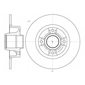 Тормозной диск ROADHOUSE DSX675000 / 6750.00