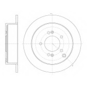 Тормозной диск ROADHOUSE DSX675600 / 6756.00