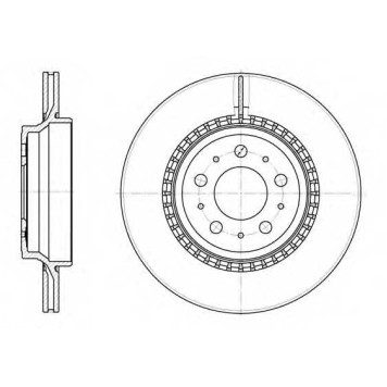 Тормозной диск ROADHOUSE DSX677710 / 6777.10