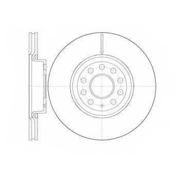 Тормозной диск ROADHOUSE DSX697210 / 6972.10