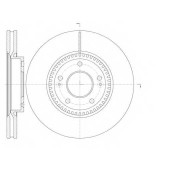Тормозной диск ROADHOUSE DSX698810 / 6988.10