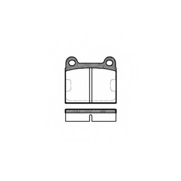 Колодки тормозные дисковые передний для MERCEDES , /8, COUPE, KOMBI, S, SL / PORSCHE 356 Cabriolet/Speedster, 356, 911, 914 <b>ROADHOUSE 2006.60 / PSX200660</b>