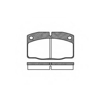 Колодки тормозные дисковые передний для OPEL ASCONA, CORSA, KADETT, MANTA, OMEGA, REKORD E, REKORD, VECTRA <b>ROADHOUSE 2101.00 / PSX210100</b>