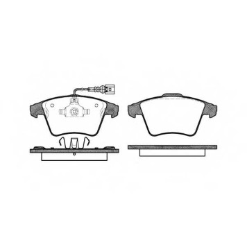 Колодки тормозные дисковые передний для VW MULTIVAN, TRANSPORTER <b>ROADHOUSE 21045.11 / PSX2104511</b>