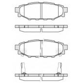 Колодки тормозные дисковые задний для SUBARU BRZ, FORESTER, IMPREZA, LEGACY, OUTBACK, XV / TOYOTA GT 86 <b>ROADHOUSE 21136.12 / PSX2113612</b>