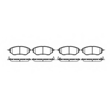 Колодки тормозные дисковые передний для SUBARU LEGACY(B13#,BL,BM,BP,BR), OUTBACK(BL,BM,BP,BR), TRIBECA(B9) <b>ROADHOUSE 21137.02 / PSX2113702</b>
