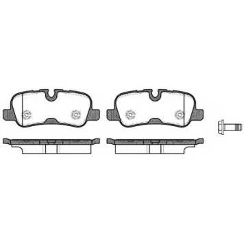 Колодки тормозные дисковые задний для LAND ROVER DISCOVERY(LA), RANGE ROVER(LS) <b>ROADHOUSE 21159.10 / PSX2115910</b>