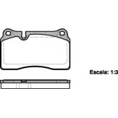 Колодки тормозные дисковые передний для VW TOUAREG(7L6,7L7,7LA,7P5) <b>ROADHOUSE 21200.00 / PSX2120000</b>