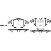 Колодки тормозные дисковые передний для CITROEN C5 / FORD GALAXY, MONDEO, S-MAX / LAND ROVER FREELANDER / PEUGEOT 407, 508 / VOLVO S60, S80, V60, V70, XC70 CROSS COUNTRY, XC70 <b>ROADHOUSE 21219.00 / PSX2121900</b>
