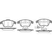 Колодки тормозные дисковые передний для AUDI A4(8K2,8K5,8KH,B8), A5(8F7,8T3,8TA) <b>ROADHOUSE 21219.11 / PSX2121911</b>