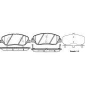 Колодки тормозные дисковые передний для HYUNDAI GENESIS, SANTA FE / KIA CARNIVAL / GRAND CARNIVAL, SORENTO / SSANGYONG ACTYON SPORTS, KORANDO <b>ROADHOUSE 21226.02 / PSX2122602</b>