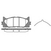 Колодки тормозные дисковые передний для TOYOTA CAMRY(#XV3#, #XV4#, ACV3#, AVV5#, MCV3#, XV5#), RAV 4(ACA3#, ACE#, ALA3#, GSA3#, ZSA3#) <b>ROADHOUSE 21233.00 / PSX2123300</b>