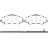 Колодки тормозные дисковые передний для CHRYSLER GRAND VOYAGER(RT) / FIAT FREEMONT(JC#,JF#) / JEEP CHEROKEE(KK), WRANGLER(JK,TJ) <b>ROADHOUSE 21259.02 / PSX2125902</b>