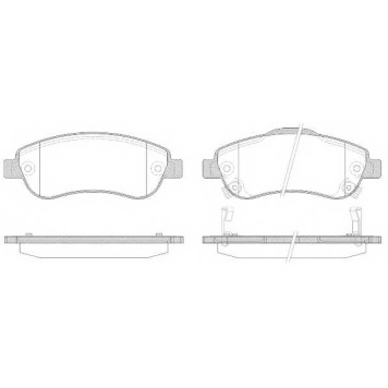 Колодки тормозные дисковые передний для HONDA CR(RE) <b>ROADHOUSE 21289.02 / PSX2128902</b>