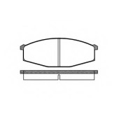 Колодки тормозные дисковые передний для NISSAN PATROL GR(GR,Y60), PATROL(K160,W160) <b>ROADHOUSE 2129.00 / PSX212900</b>
