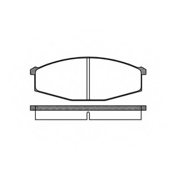 Колодки тормозные дисковые передний для NISSAN PATROL GR(GR,Y60), PATROL(K160,W160) <b>ROADHOUSE 2129.00 / PSX212900</b>