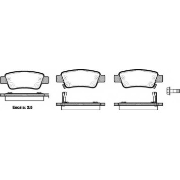 Колодки тормозные дисковые задний для HONDA CR(RE) <b>ROADHOUSE 21290.02 / PSX2129002</b>