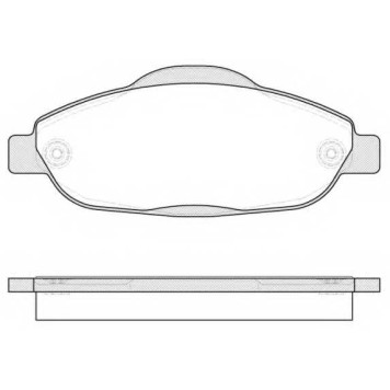 Колодки тормозные дисковые передний для PEUGEOT 3008, 308(4A#,4C#), 5008 <b>ROADHOUSE 21323.00 / PSX2132300</b>