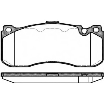 Колодки тормозные дисковые передний для BMW 1(E82,E88) <b>ROADHOUSE 21380.00 / PSX2138000</b>