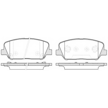 Колодки тормозные дисковые передний для HYUNDAI i30 CW(GD), i30(GD), VELOSTER(FS) / KIA CEED(JD), CEE`D(JD), PRO CEE?D(JD) <b>ROADHOUSE 21398.12 / PSX2139812</b>