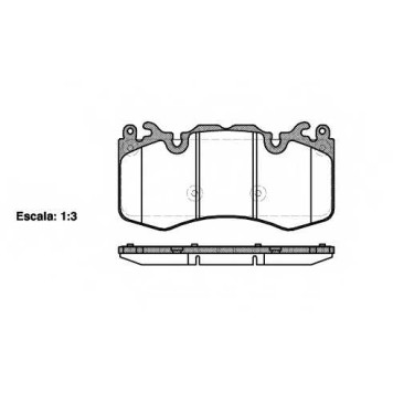 Колодки тормозные дисковые передний для LAND ROVER RANGE ROVER(LG,LS,LW) <b>ROADHOUSE 21410.00 / PSX2141000</b>