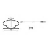 Колодки тормозные дисковые передний для PEUGEOT 205, 309 / RENAULT 11, 19, 25, 30, CLIO, FUEGO, RAPID, SUPER 5, TWINGO <b>ROADHOUSE 2141.32 / PSX214132</b>