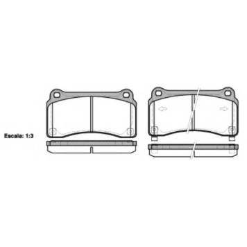 Колодки тормозные дисковые задний для NISSAN GT-R(R35) <b>ROADHOUSE 21427.02 / PSX2142702</b>