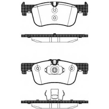 Колодки тормозные дисковые передний для BMW 1(F20,F21), 2(F22,F87) <b>ROADHOUSE 21478.10 / PSX2147810</b>
