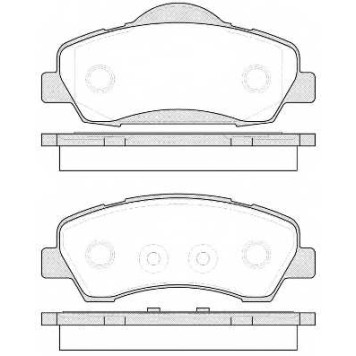 Колодки тормозные дисковые передний для CITROEN C-ELYSEE, C4 CACTUS / PEUGEOT 301, 308 <b>ROADHOUSE 21530.00 / PSX2153000</b>